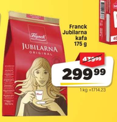 Franck Jubilarna kafa 175 g
