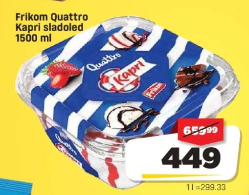 Frikom Quattro Kapri Sladoled