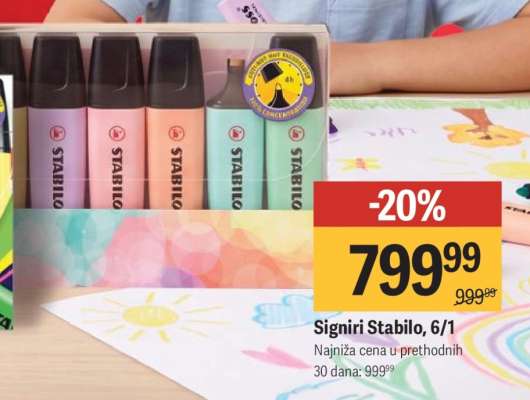Signiri Stabilo, 6/1