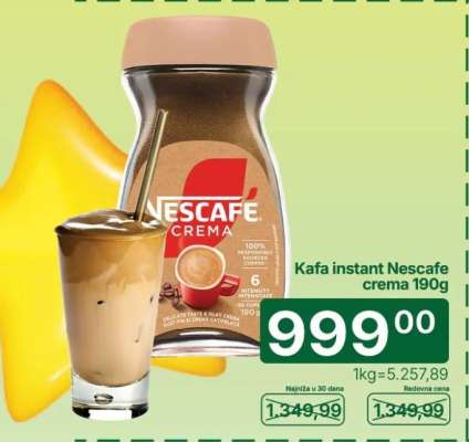 Kafa Instant Nescafe Crema 190g