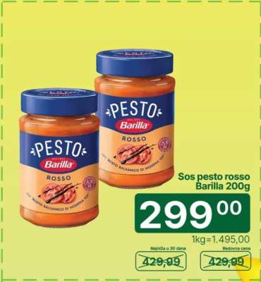 Sos Pesto Rosso Barilla, 200g