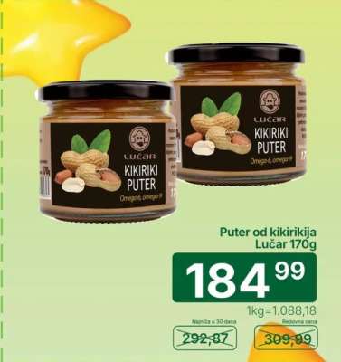 Puter od kikirikija Lucar 170g