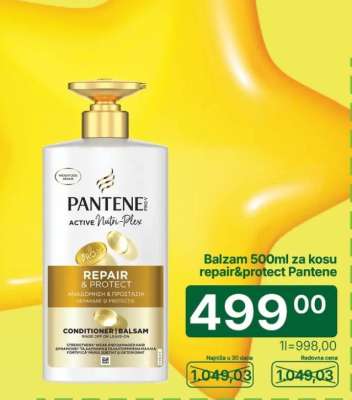 Balzam 500ml za kosu repair&protect Pantene