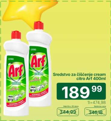 Sredstvo za čišćenje cream citro Arf 400ml