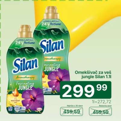 Omekšivač za veš Jungle Silan 1,1l