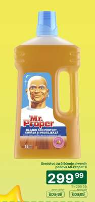 Sredstvo za čišćenje drvenih podova Mr.Proper 1l
