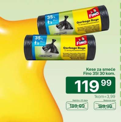 Kese za smeće Fino 35l 30 kom.