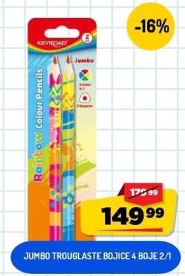 JUMBO TROUGLASTE BOJICE 4 BOJE 2/1