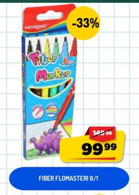 FIBER FLOMASTERI 6/1