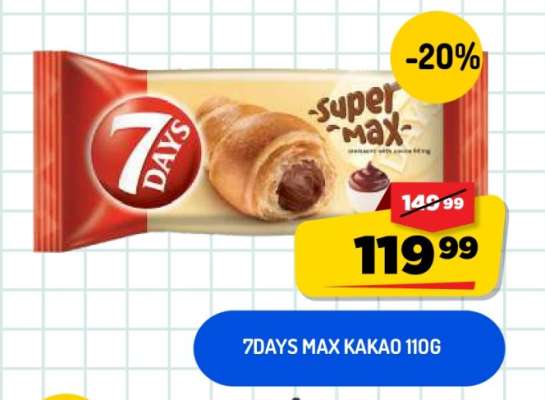 7DAYS MAX KAKAO 110G