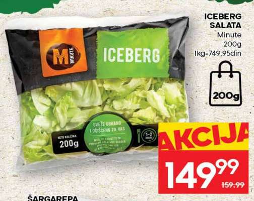 ICEBERG SALATA Minute 200g