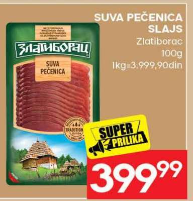 SUVA PEČENICA SLAJS