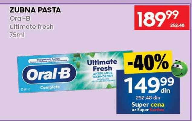 Oral-B ultimate fresh 75ml