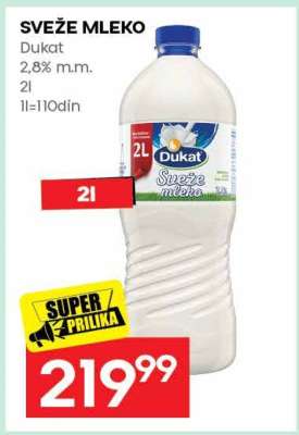 sveže mleko