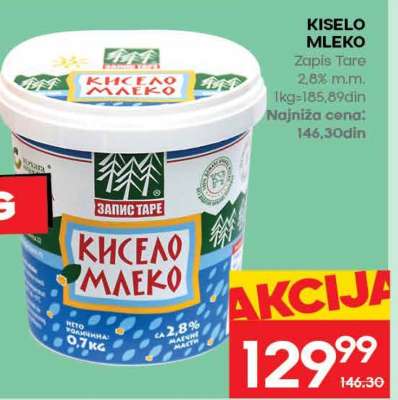 KISELO MLEKO