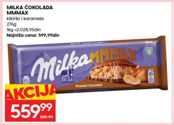 MILKA ČOKOLADA MMMAX