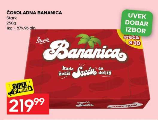 ČOKOLADNA BANANICA