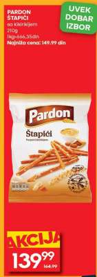 Pardon Štapići sa kikirikijem