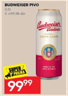 Budweiser pivo
