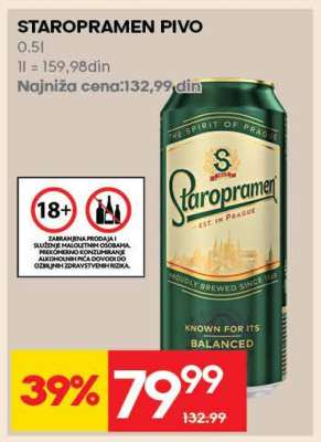 STAROPRAMEN PIVO