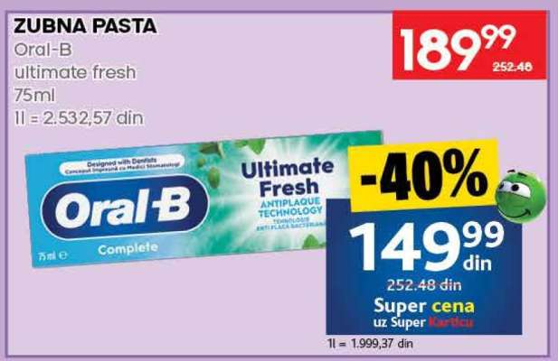 Oral-B ultimate fresh