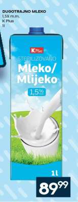 DUGOTRAJNO MLEKO