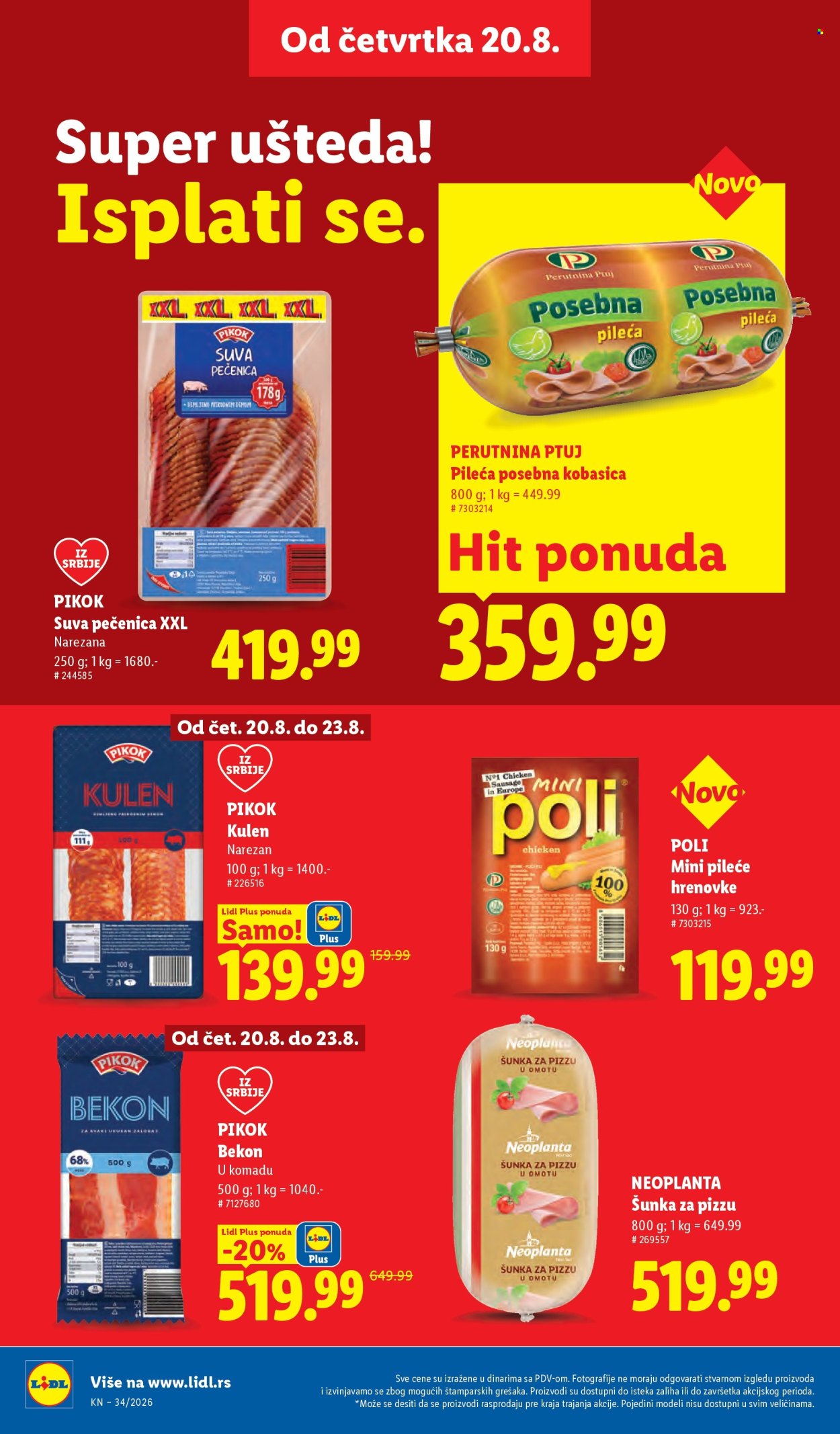 Lidl katalog - 20.08.2026 - 26.08.2026. Stranica 24