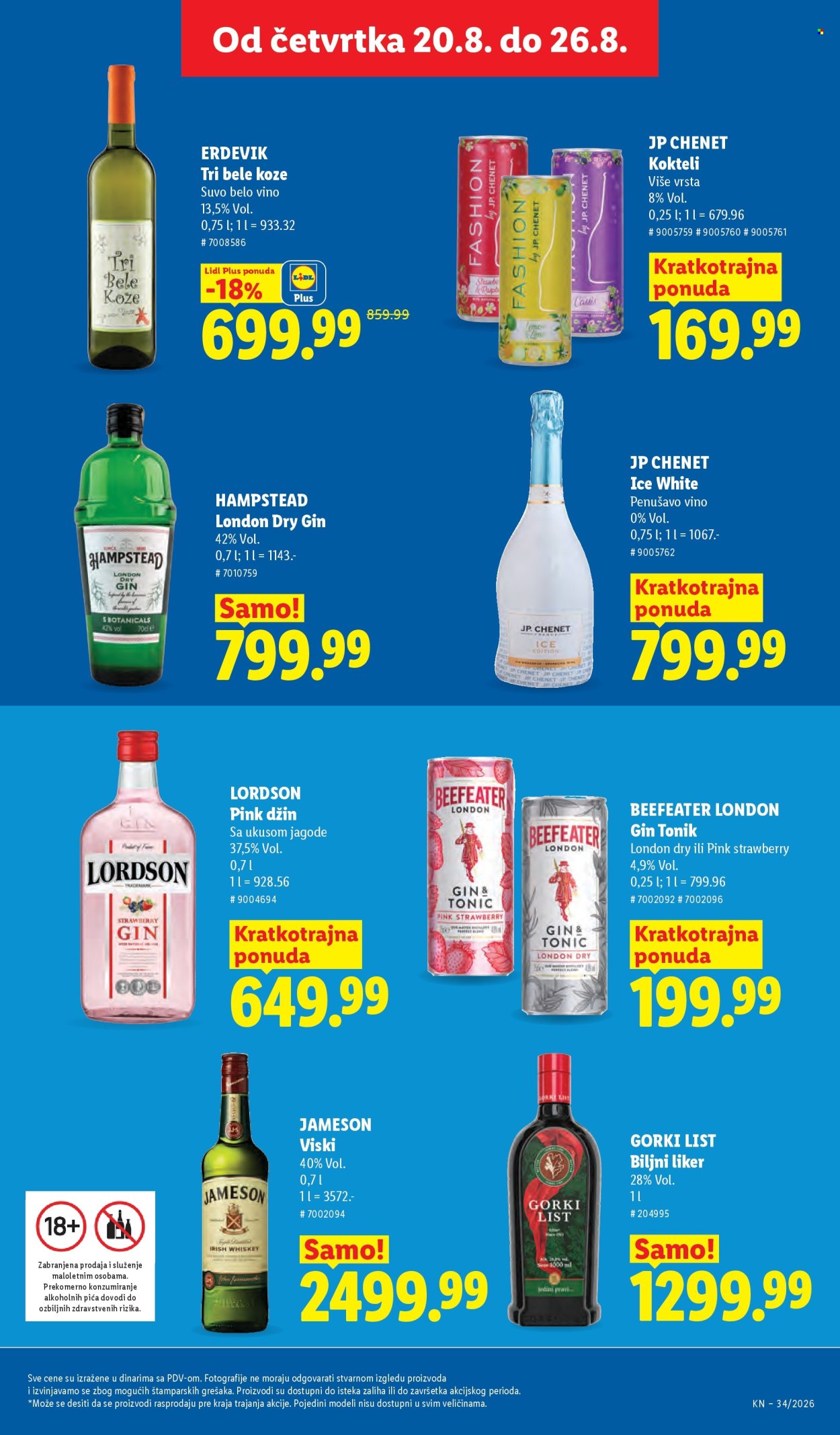 Lidl katalog - 20.08.2026 - 26.08.2026. Stranica 35