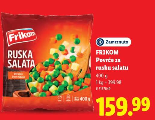 Frikom Povrće za rusku salatu