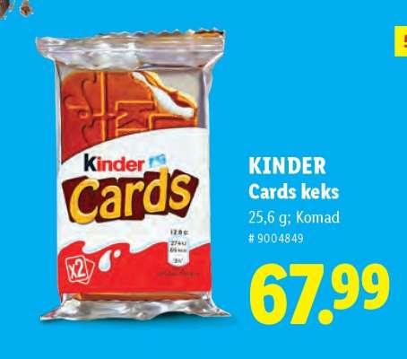 KINDER Cards keks