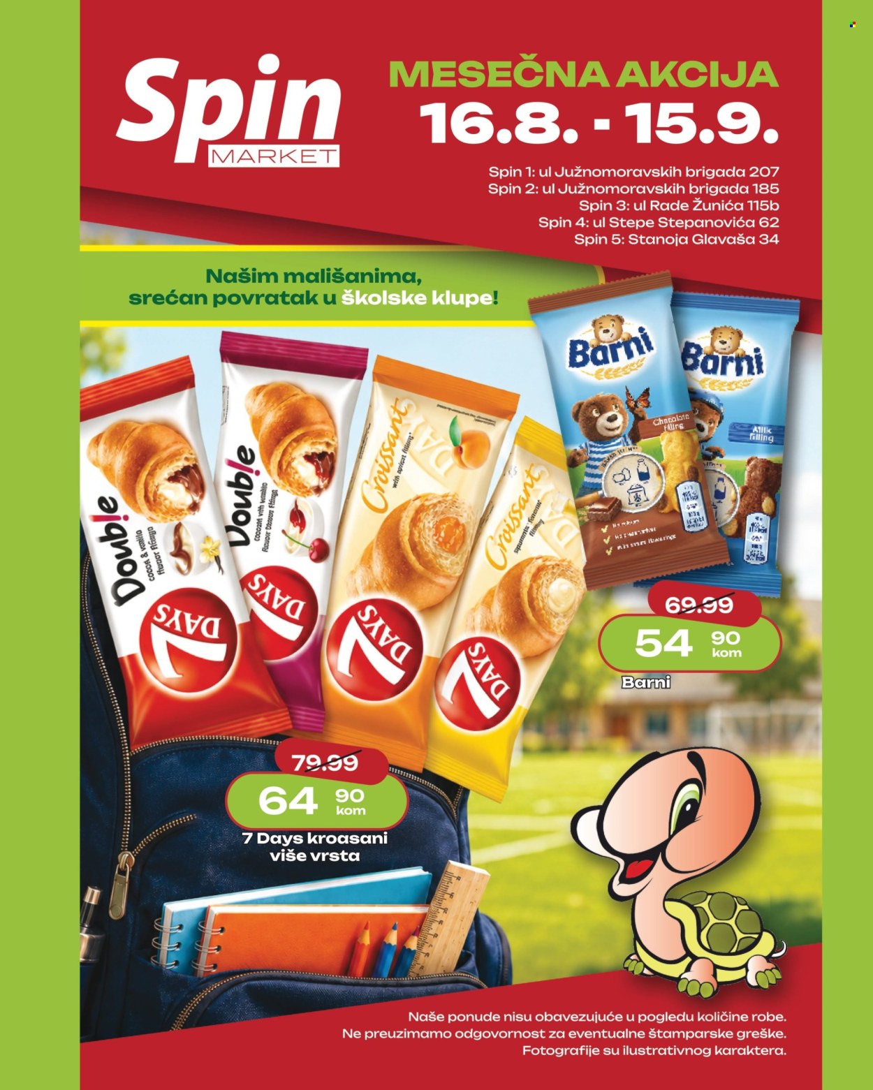 Spin Market katalog - 16.08.2026 - 15.09.2026. Stranica 1