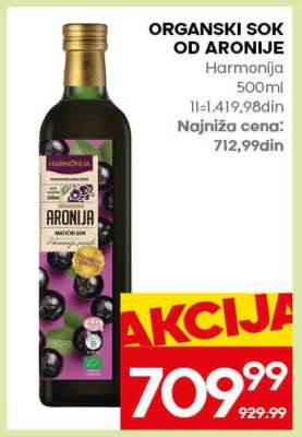 ORGANSKI SOK OD ARONIJE