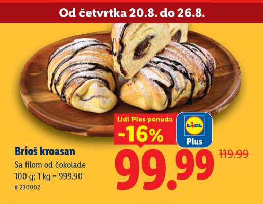 Brioš kroasan
