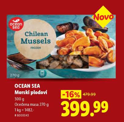 OCEAN SEA Morski plodovi