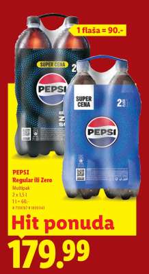 PEPSI Regular ili Zero