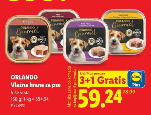 Orlando Vlažna hrana za pse