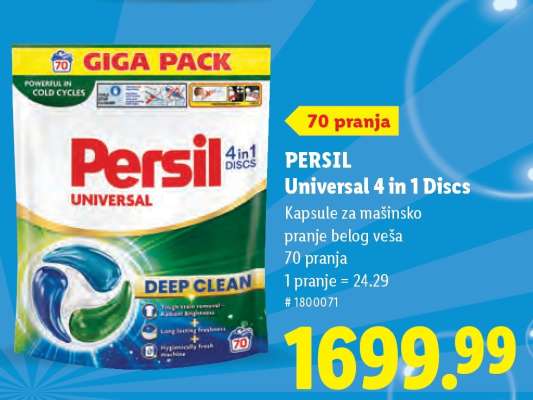 PERSIL Universal 4 in 1 Discs