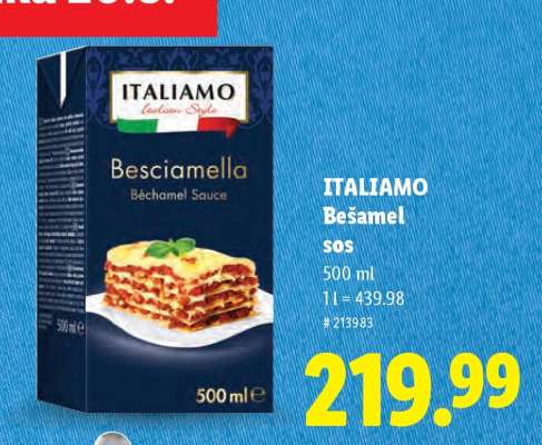 Italiamo Bešamel sos