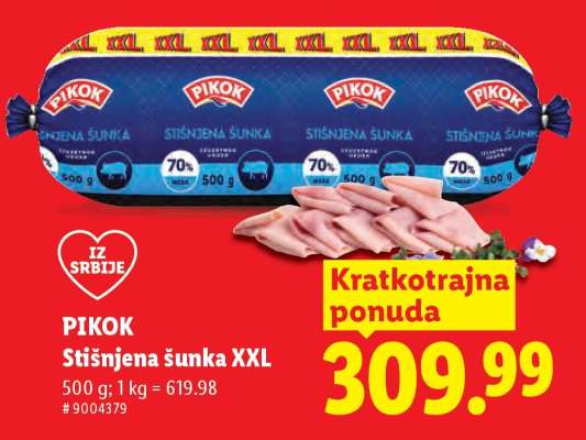 Pikok Stišnjena šunka XXL