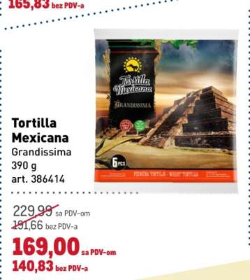 Tortilla Mexicana Grandissima