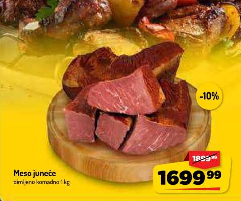Meso juneće dimljeno komadno 1kg