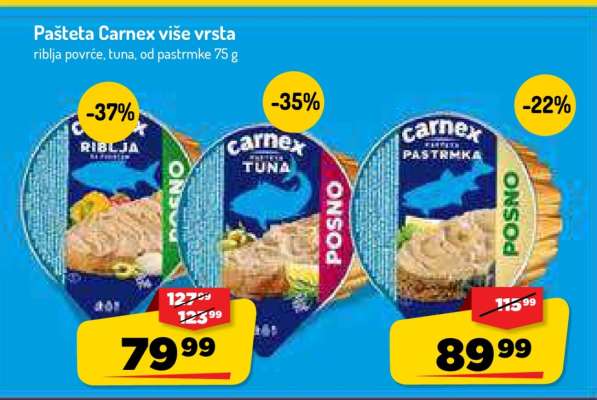 Pašteta Carnex Riblja