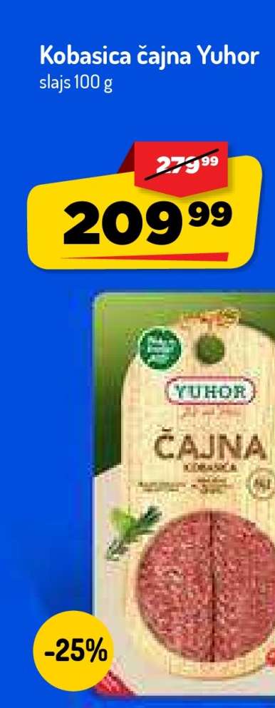 Kobasica čajna Yuhor