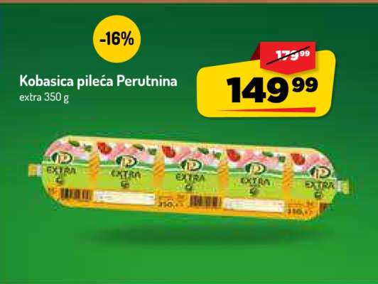 Kobasica pileća Perutnina extra 350 g