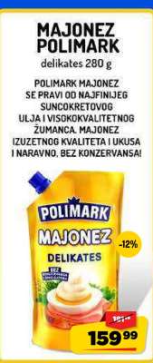 Majonez Polimark delikates 280 g