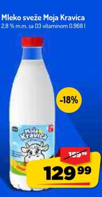 Mleko sveže Moja Kravica