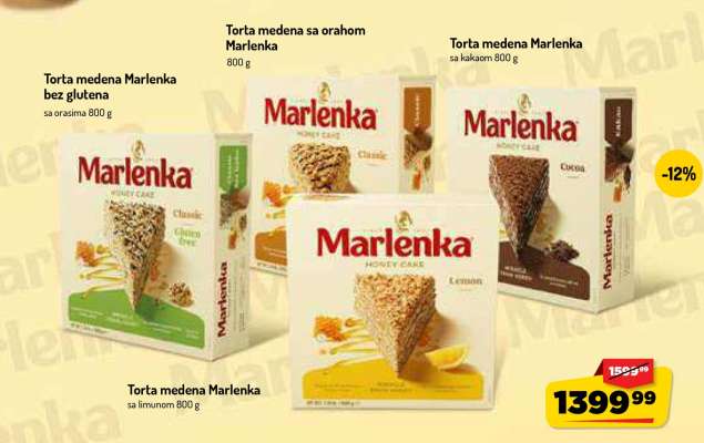 Torta medena Marlenka