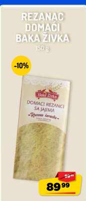 Rezanci domaći Baka Živka