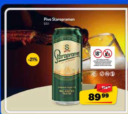 Pivo Staropramen