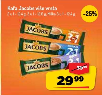 Kafa Jacobs više vrsta